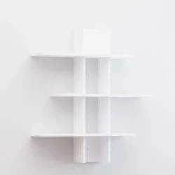 Defne Divar Rəfi - Ağ - Decoroom Collection (1)