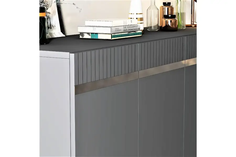 Defne Konsol, 4 Qapılı - Antrasit/Gümüşü - 5