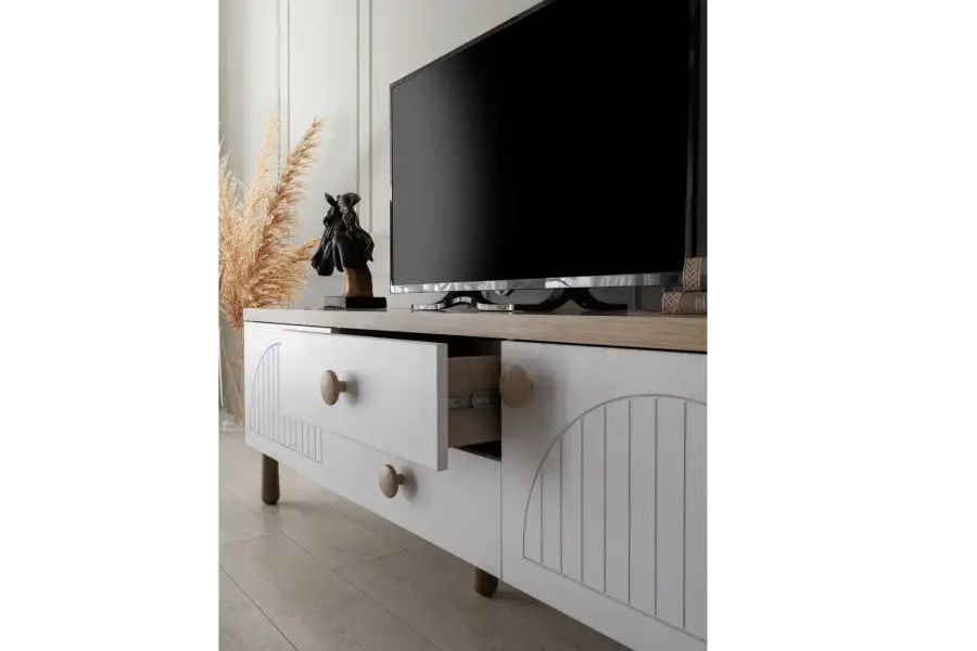 Dejavu Tv Stend - Ağ - 4