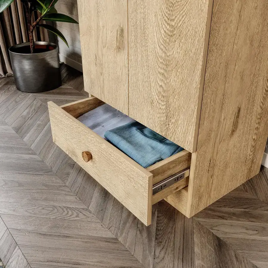Diamnot 2 Qapılı Paltar Dolabı - Meşə - 4