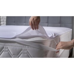 Doqu Home Örtük Matras Qoruyucu (Su Keçirməz) İki Nəfərlik - 1