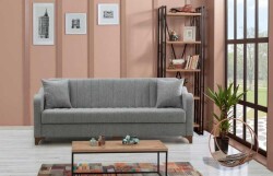 Dora 3 Yerli Divan - Boz - Decoroom Collection