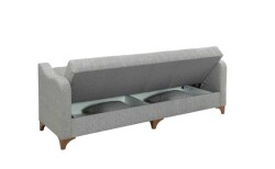 Dora 3 Yerli Divan - Boz - Decoroom Collection (1)