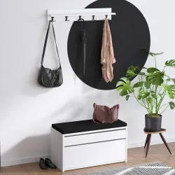 Dory Asılqanlı Ayaqqabı Dolabı - Ağ - Decoroom Collection (1)