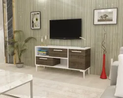Dream Tv Stend - Ağ/Cəviz 