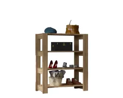 Duplo Ayaqqabı Dolabı - Cəviz - Decoroom Collection (1)