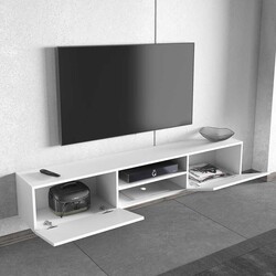 Divara Asılan Tv Stend - Beyaz - 4