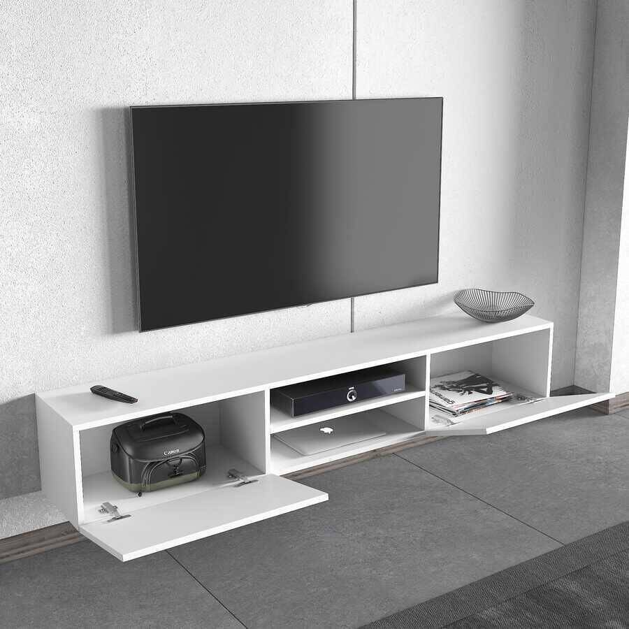 Divara Asılan Tv Stend - Beyaz - 4
