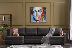 Ece Serisi Yataqlı Açılan Sandıqlı Panoramik Künc Antrasit - Evdebiz