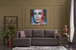 Ece Serisi Yataqlı Açılan Sandıqlı Sol Künc Kahve - Evdebiz