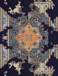 Eksilmiş Halı Deseni Kanvas Tablo - 3