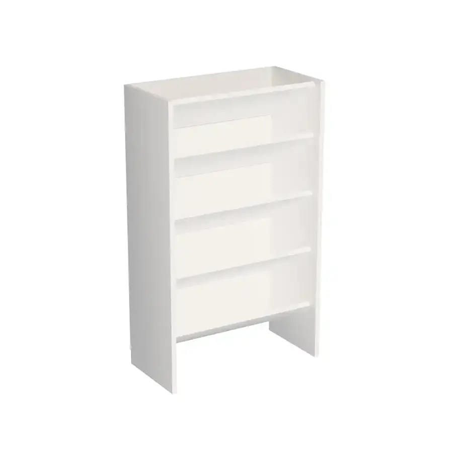 Elarco 4 Yerli Ayaqqabı Dolabı - Ağ - 5