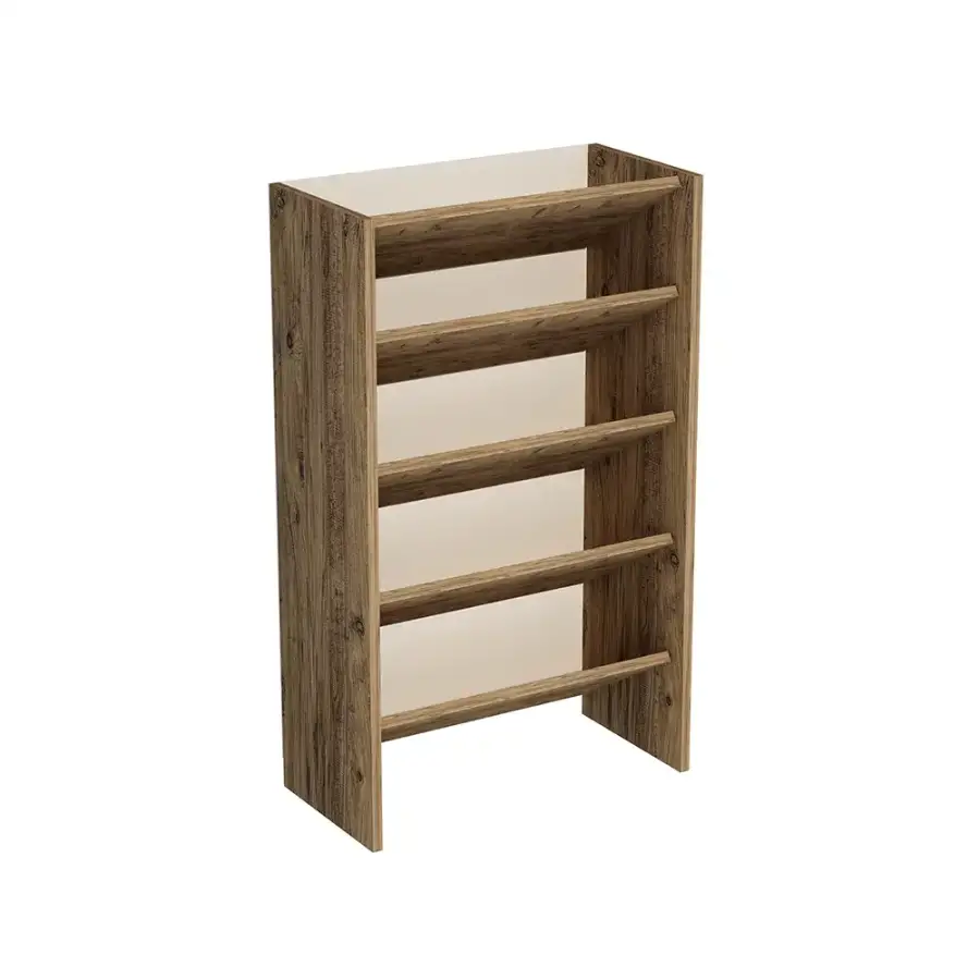 Elarco 4 Yerli Ayaqqabı Dolabı - Cəviz - 5