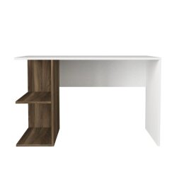 Elegance Çalışma Masası - Ağ/Cəviz - 5