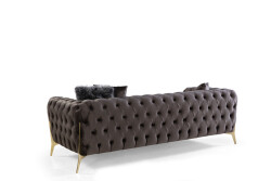 Elegance Divan Dəsti 3+2+1- Antrasit - 5