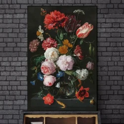 Eleghant Rose Flower Kətan Tablo TB1494 - 3