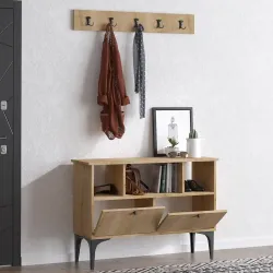 Elena Asılqanlı Ayaqqabı Dolabı - Meşə - Decoroom Collection (1)