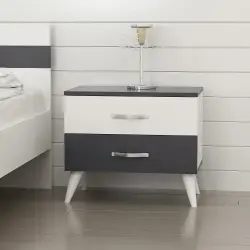 Elita Ayaqlı Tumba - Antrasit/Ağ - Modev (1)