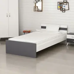 Elita Bir Nəfərlik Çarpayi - Antarist/Ağ - Modev (1)