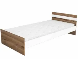 Elita Bir Nəfərlik Çarpayı - Ağ/Cəviz - Modev (1)