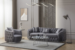 Elite Divan Dəsti 3+1 - Gri - Eymense