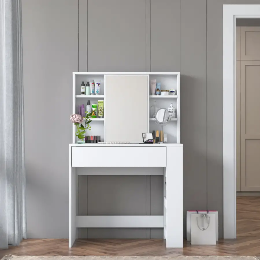 Ember Makiyaj Masası - Ağ - 3