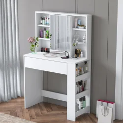 Ember Makiyaj Masası - Ağ - 6