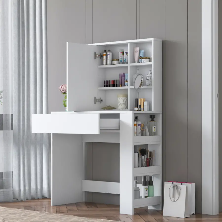 Ember Makiyaj Masası - Ağ - 8