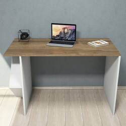 Emre Çalışma Masası - Ağ/Cəviz - Modev (1)