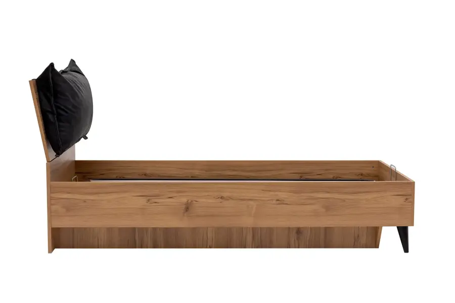 Era Bazalı Bir Nəfərlik Çarpayı 90x190cm - Cəviz - 5
