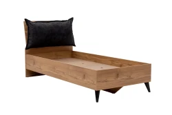 Era Bazasız Bir Nəfərlik Çarpayı 90x190cm - Cəviz - 4