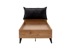 Era Bazasız Bir Nəfərlik Çarpayı 90x190cm - Cəviz - Decoroom Collection (1)