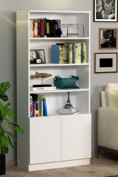 Erdel Kitab Rəfi - Ağ 