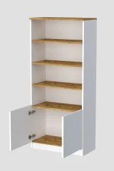 Erdel Kitab Rəfi - Ağ/Meşə - 5