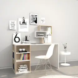 Ermes Çalışma Masası - Ağ/Meşə - 1