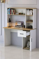 Esse Çalışma Masası - Meşə/Ağ - Decoroom Collection (1)