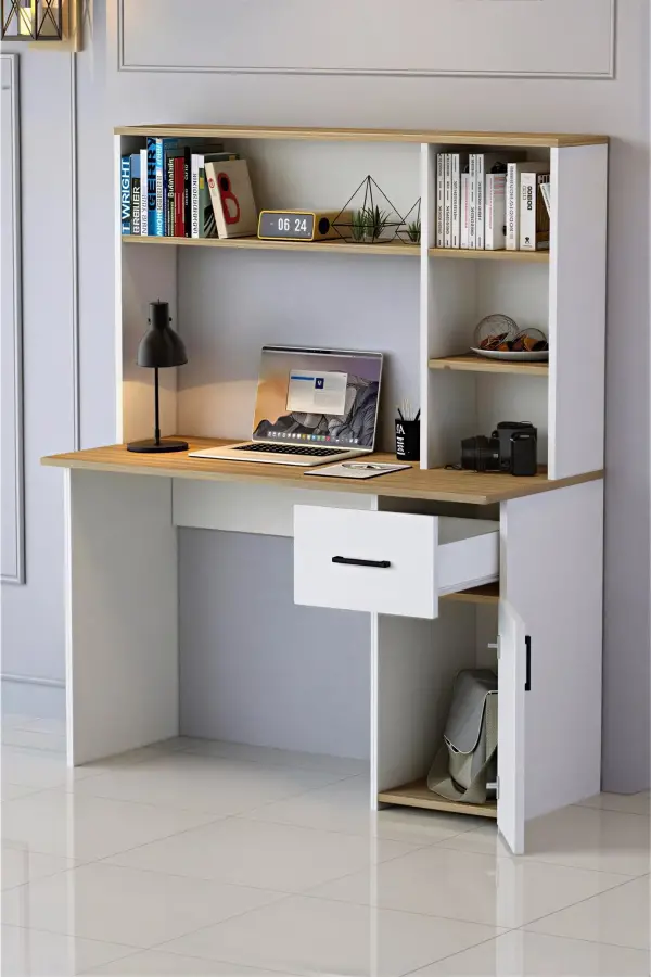 Esse Çalışma Masası - Meşə/Ağ - 2