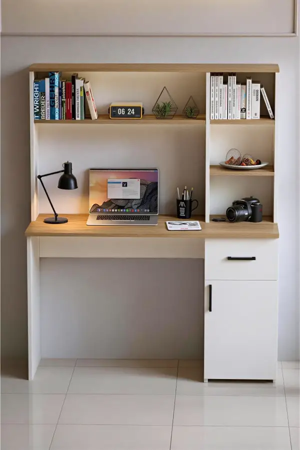 Esse Çalışma Masası - Meşə/Ağ - 3