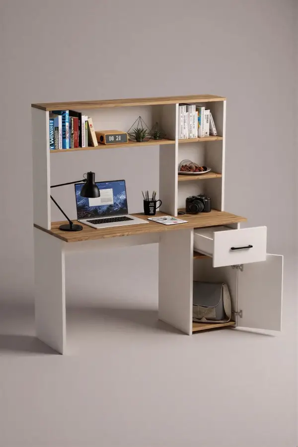 Esse Çalışma Masası - Meşə/Ağ - 6