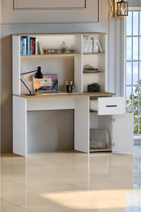 Esse Çalışma Masası - Meşə/Ağ - 8