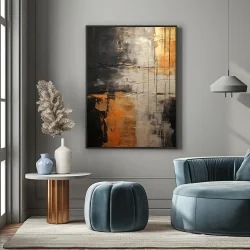 Eternity Black Gold Kətan Tablo TB2145 - 1