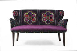 Etnik 3lü Çay Seti Divan Kreslo Dəsti Mor - Vistaso Concept (1)