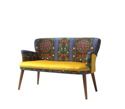 Etnik İki Yerli Divan Sarı - Vistaso Concept (1)