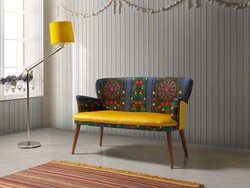 Etnik İki Yerli Divan Sarı - Vistaso Concept