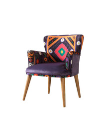 Etnik Kreslo Argın Mor-Pembe - Vistaso Concept (1)