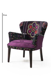 Etnik Kreslo Havana Mor - Vistaso Concept (1)