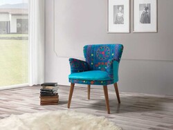 Etnik Kreslo Turkuaz - Vistaso Concept