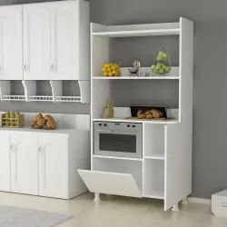 Eva Çox Məqsədli Dolab - Ağ - Arneto (1)