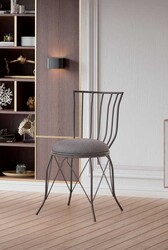 Evsa Stul Siyah - Antrasit - Eviana
