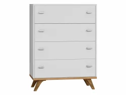 Falco 4 Siyirtməli Komod - Ağ - 3